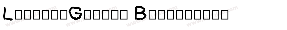 LibraryGothic Bold字体转换